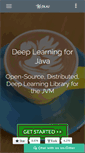 Mobile Screenshot of deeplearning4j.org